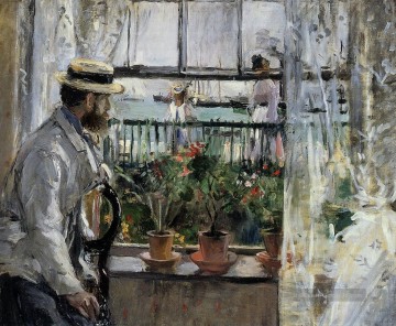 Eugene Manet auf der Isle of Wight Berthe Morisot Ölgemälde
